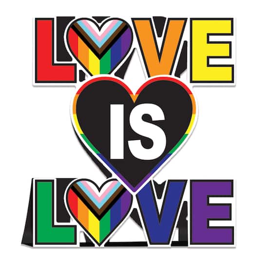 Beistle 9.5" 3D Love Is Love Centerpieces, 2ct. | Michaels®